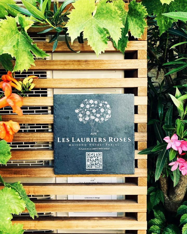 Les Lauriers Roses - Maison D'Hotes Barjac (Gard) Exterior foto